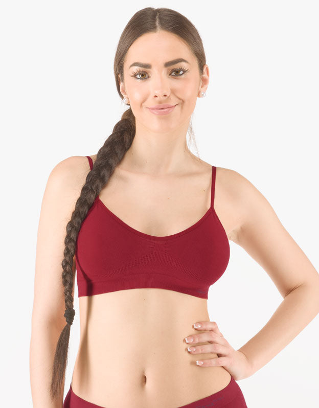 Reggiseno in bambù con spalline sottili