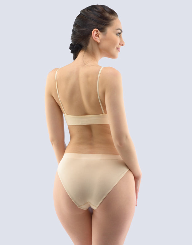 Sujetador de bambú con tirantes finos