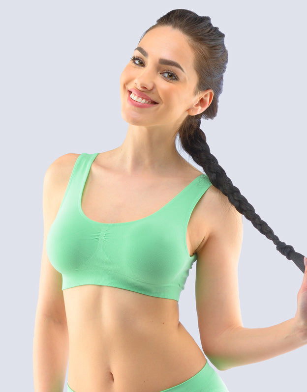 Soutien-gorge à larges bretelles en bambou