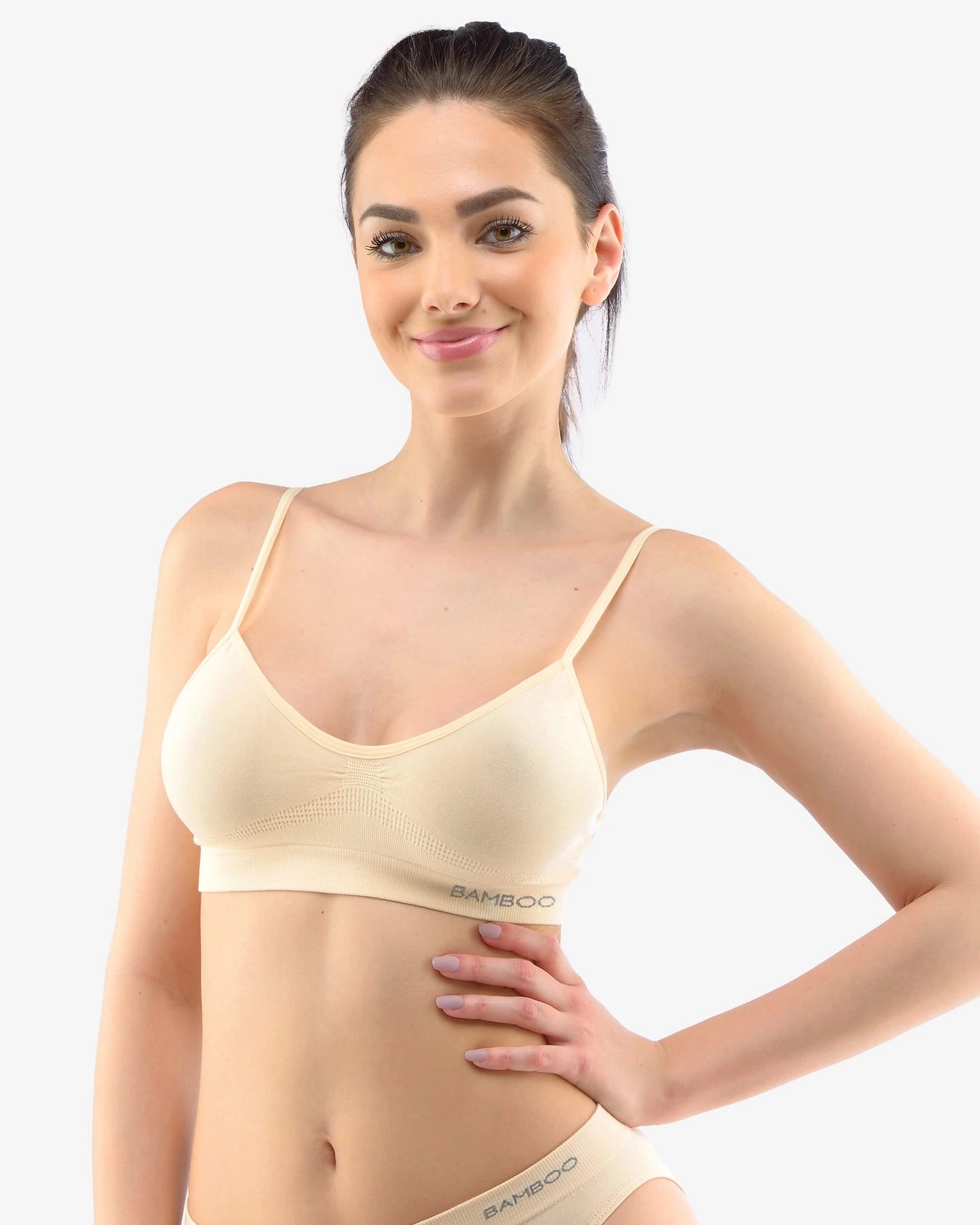 Reggiseno in bambù con spalline sottili