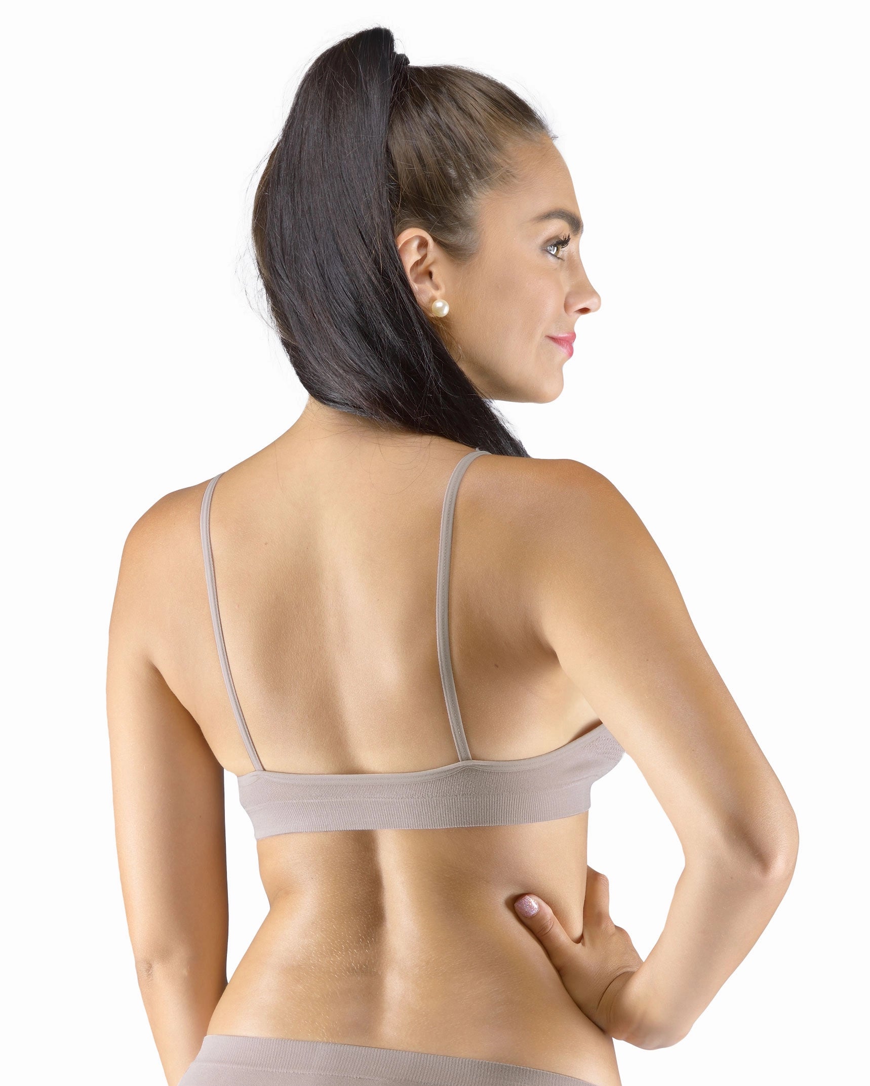 Reggiseno in bambù con spalline sottili