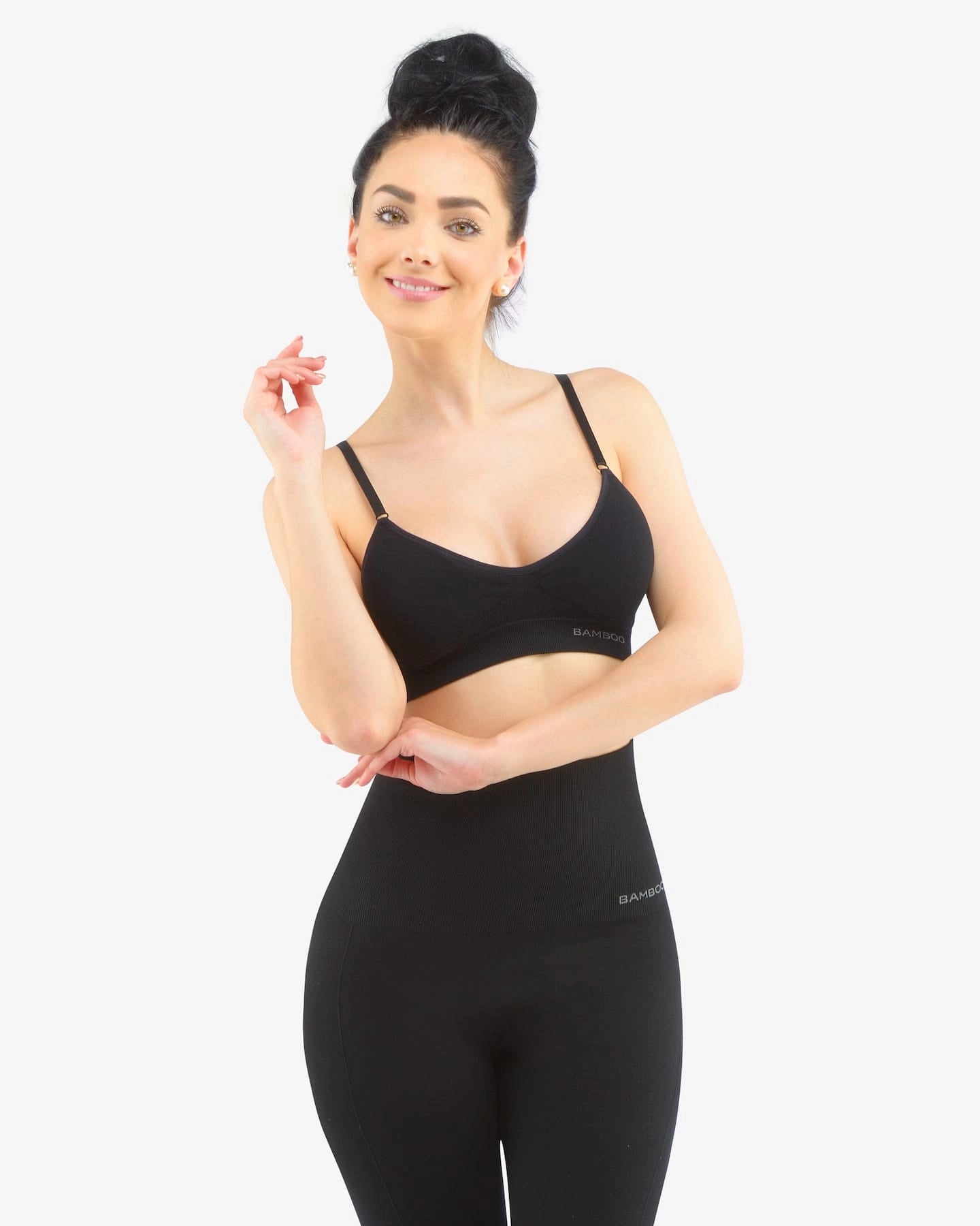 Convertible Padded Bamboo Bra with adjustable straps