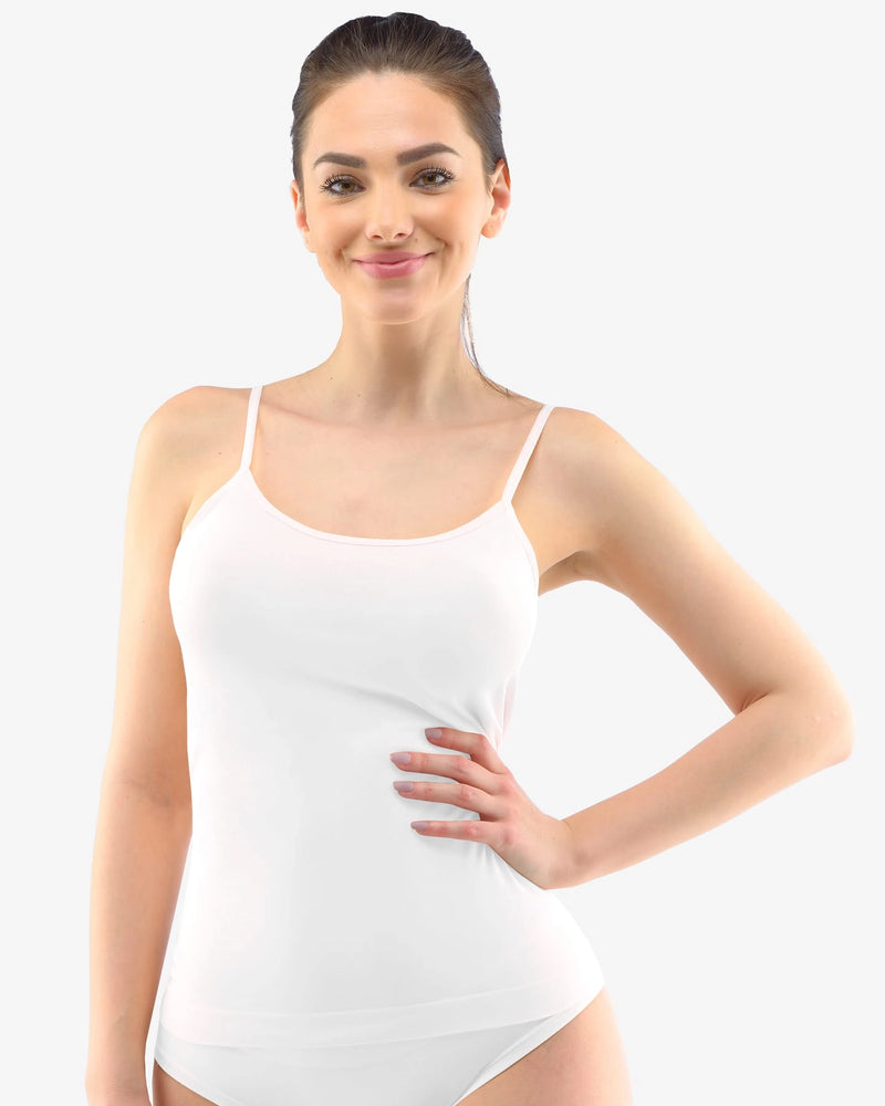 Camiseta de tirantes de bambú