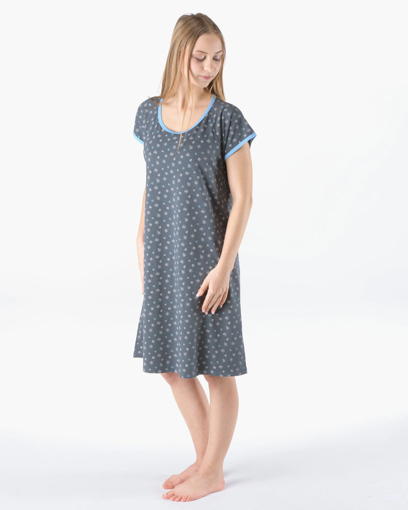 Camicia da notte in bambù e cotone