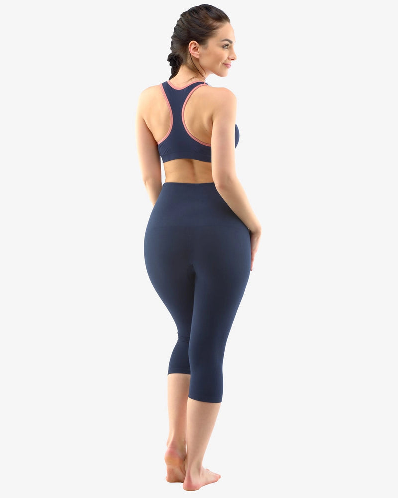 Leggings capri de bambú con cintura alta