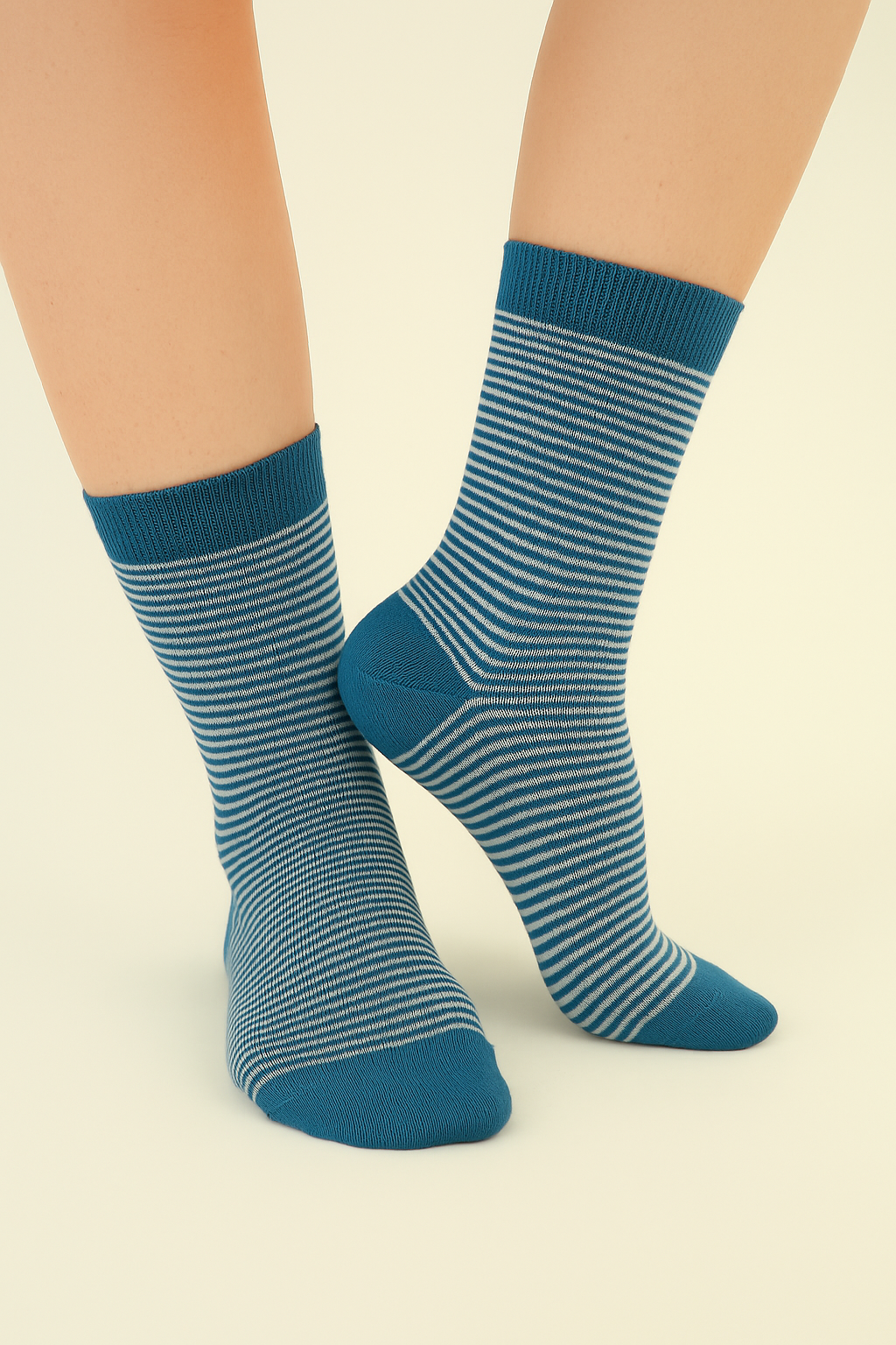 Chaussettes rayées en bambou
