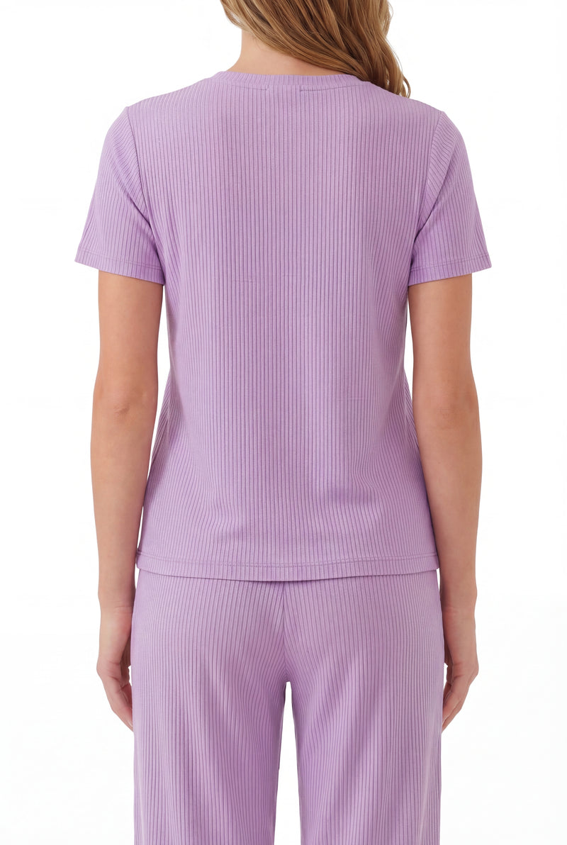 Pyjama long manches courtes en bambou