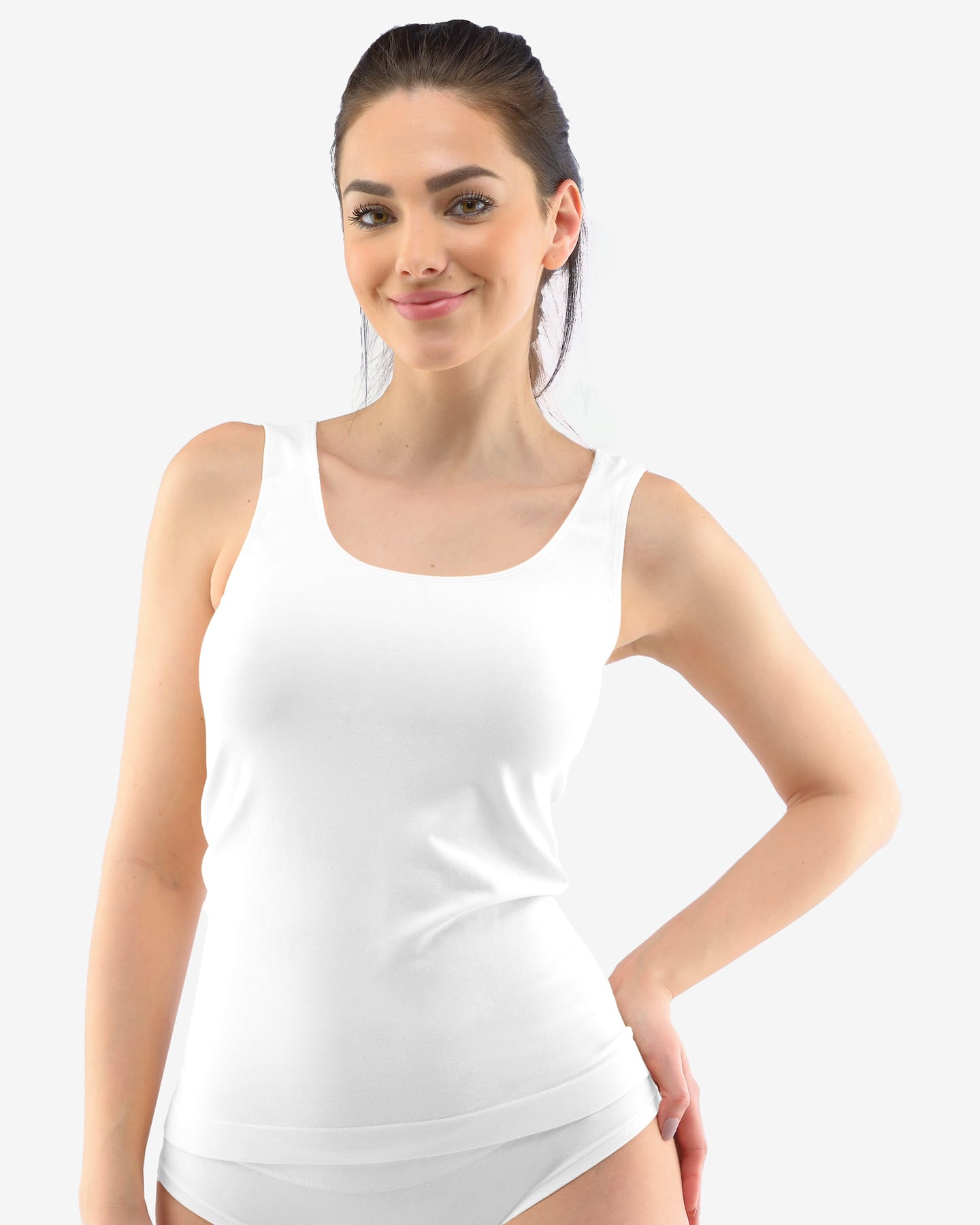 Camiseta sin mangas de bambú