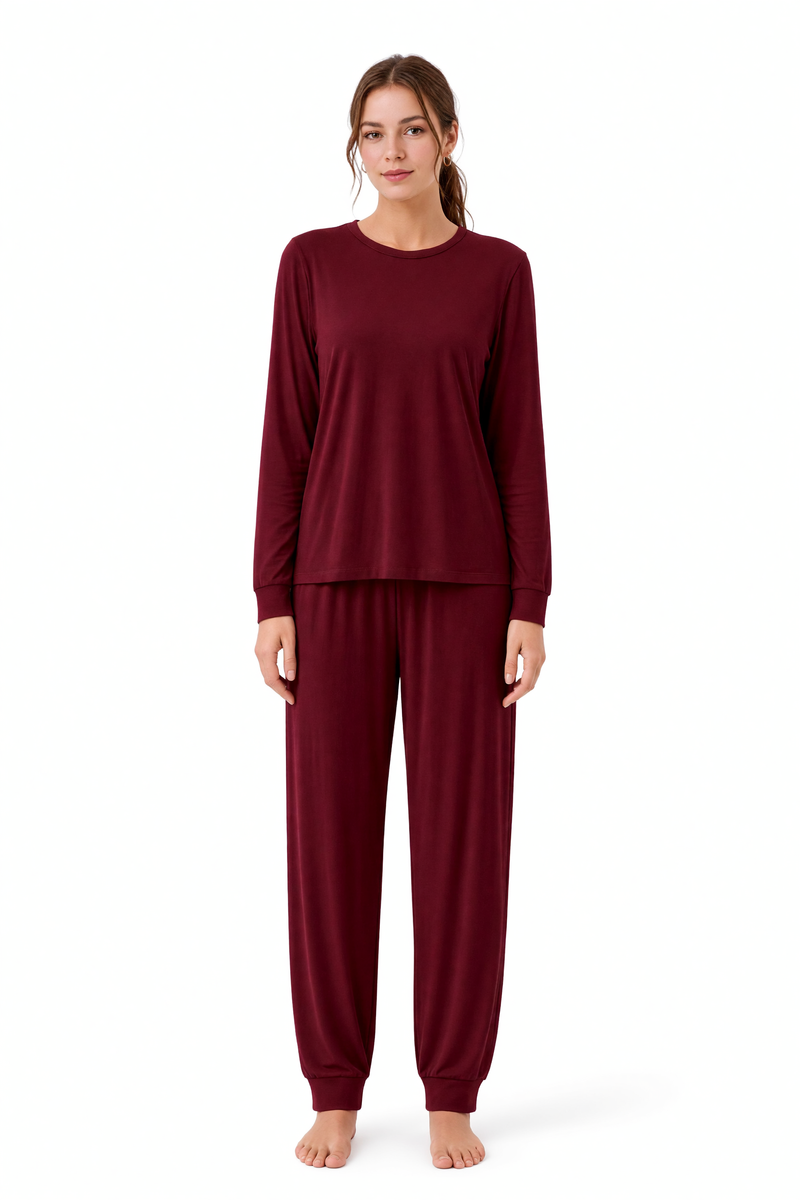 Pyjama long en bambou plus épais