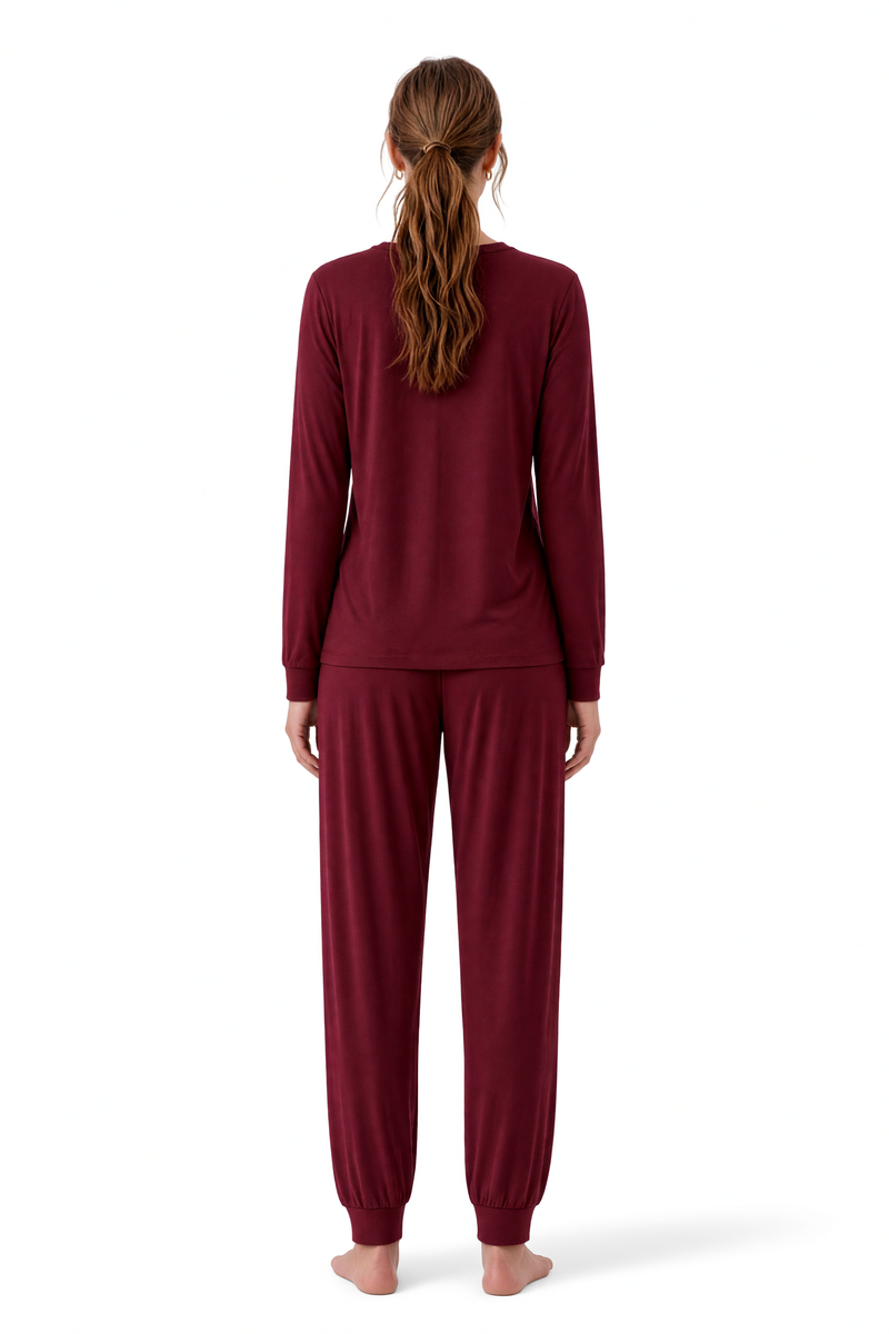 Pyjama long en bambou plus épais