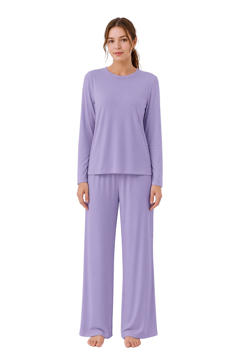 Langer Pyjama aus Bambus