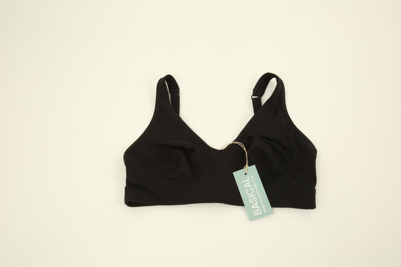 Soutien-gorge TENCEL™ à bretelles réglables - noir