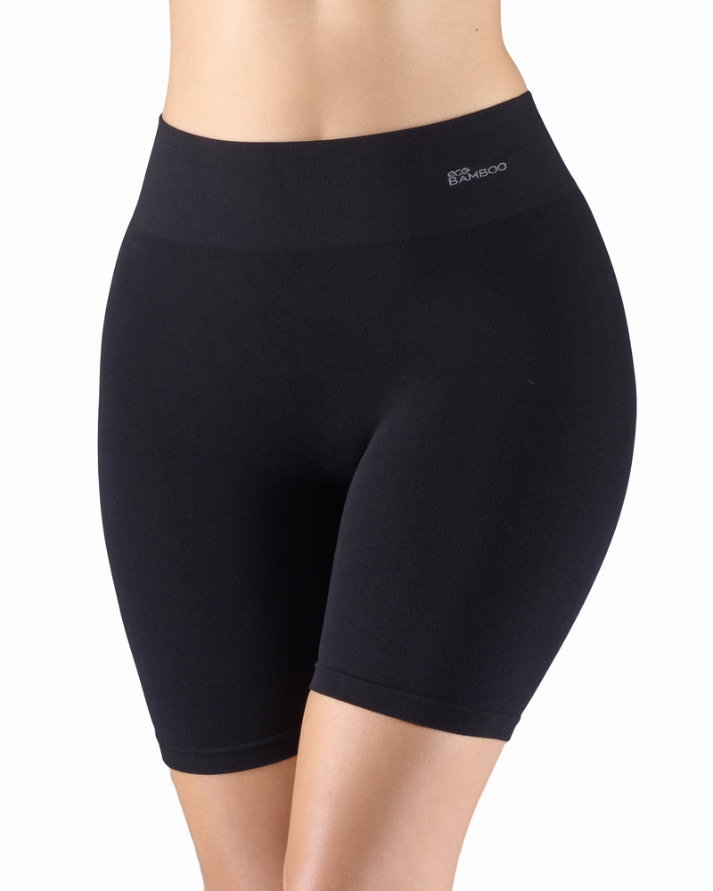 Boxer long taille haute en bambou