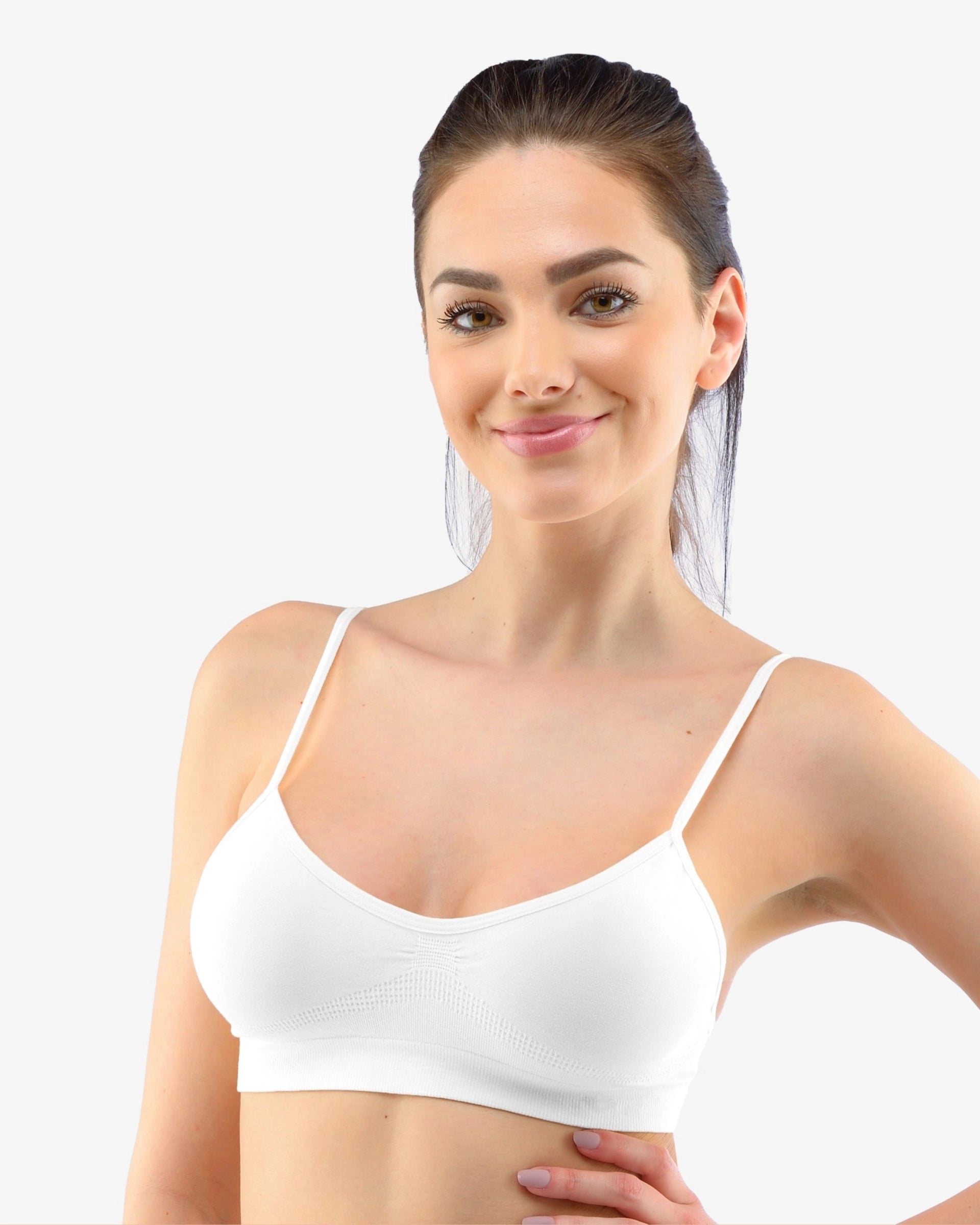 Reggiseno in bambù con spalline sottili