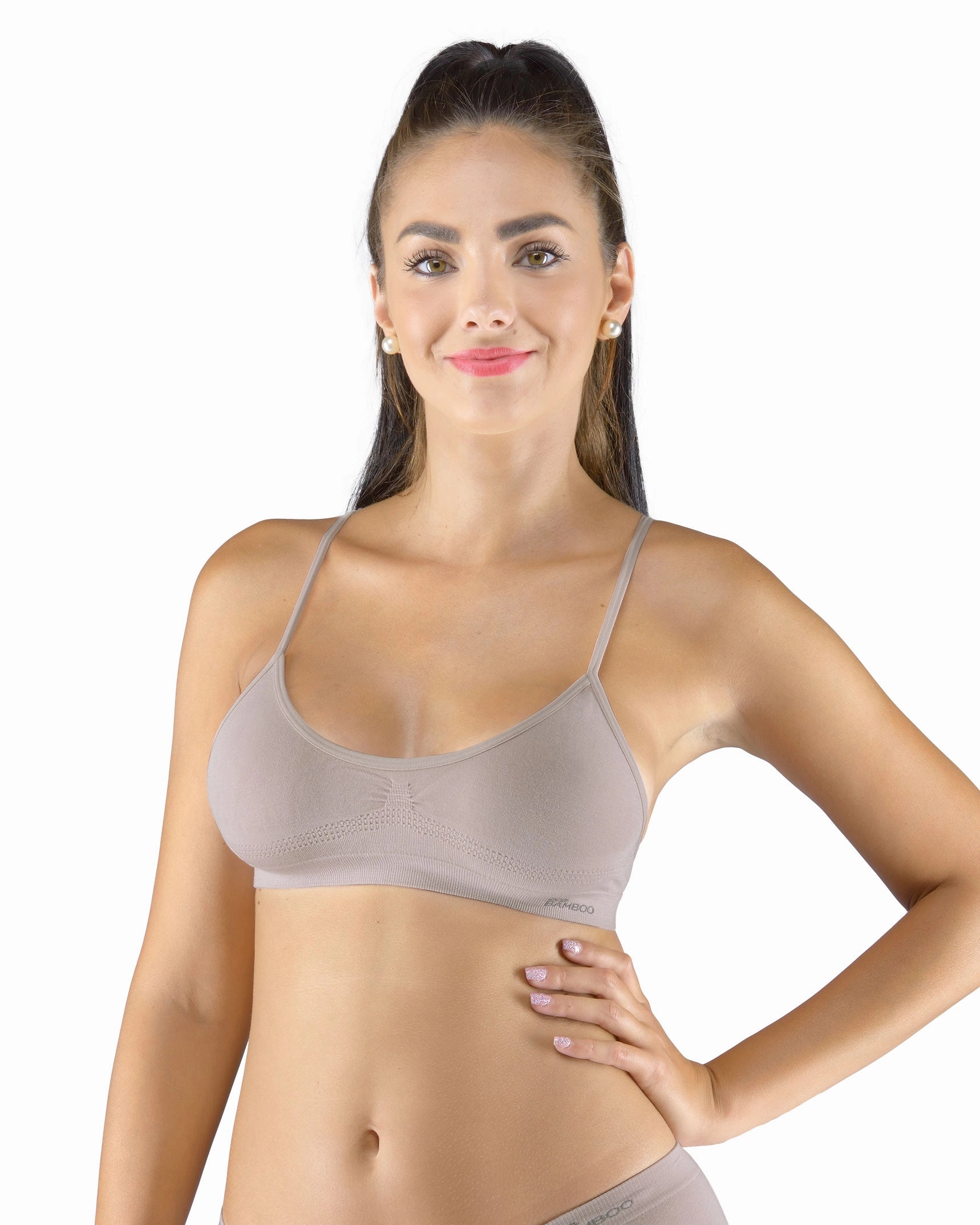 Reggiseno in bambù con spalline sottili