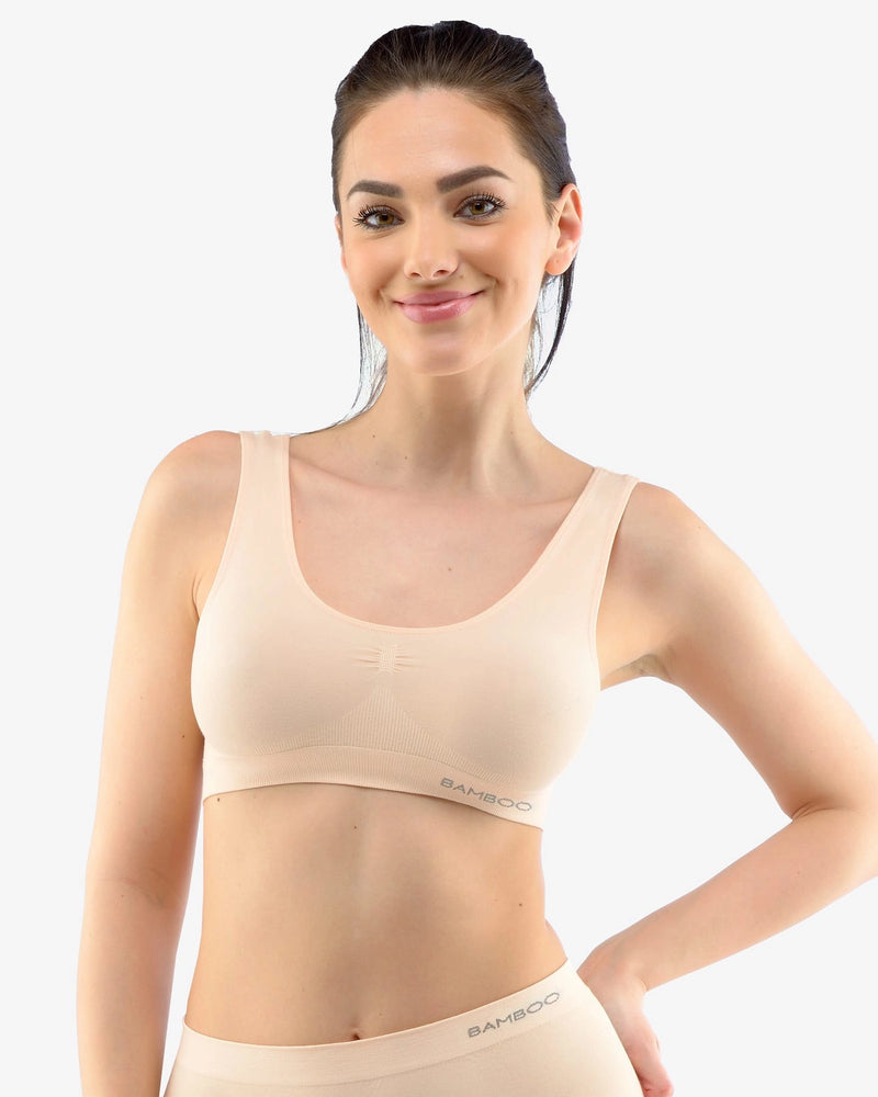 Soutien-gorge à larges bretelles en bambou