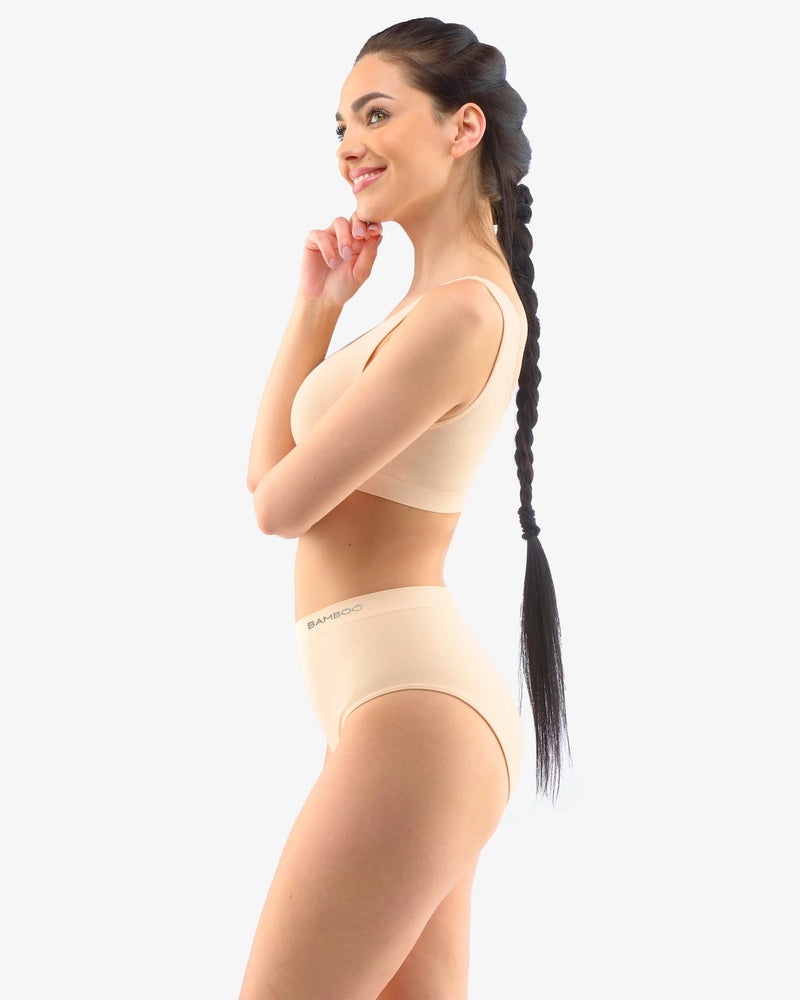 Soutien-gorge à larges bretelles en bambou