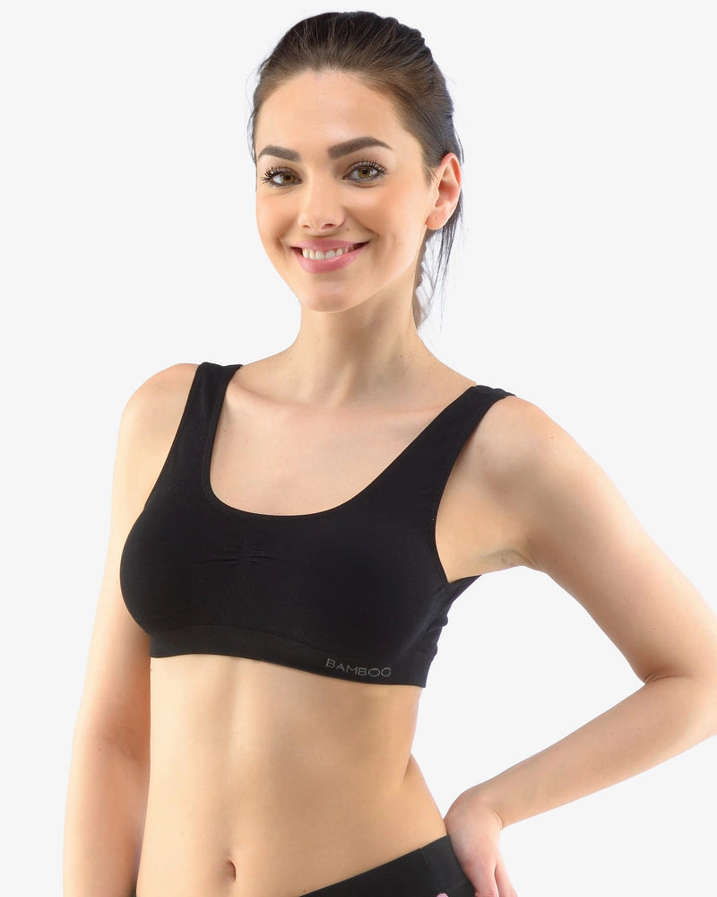 Soutien-gorge à larges bretelles en bambou