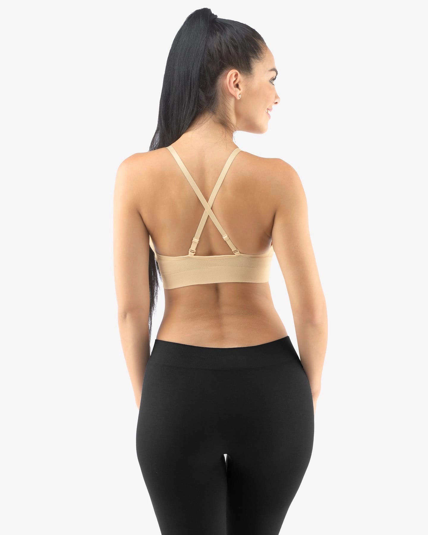 Convertible Padded Bamboo Bra with adjustable straps