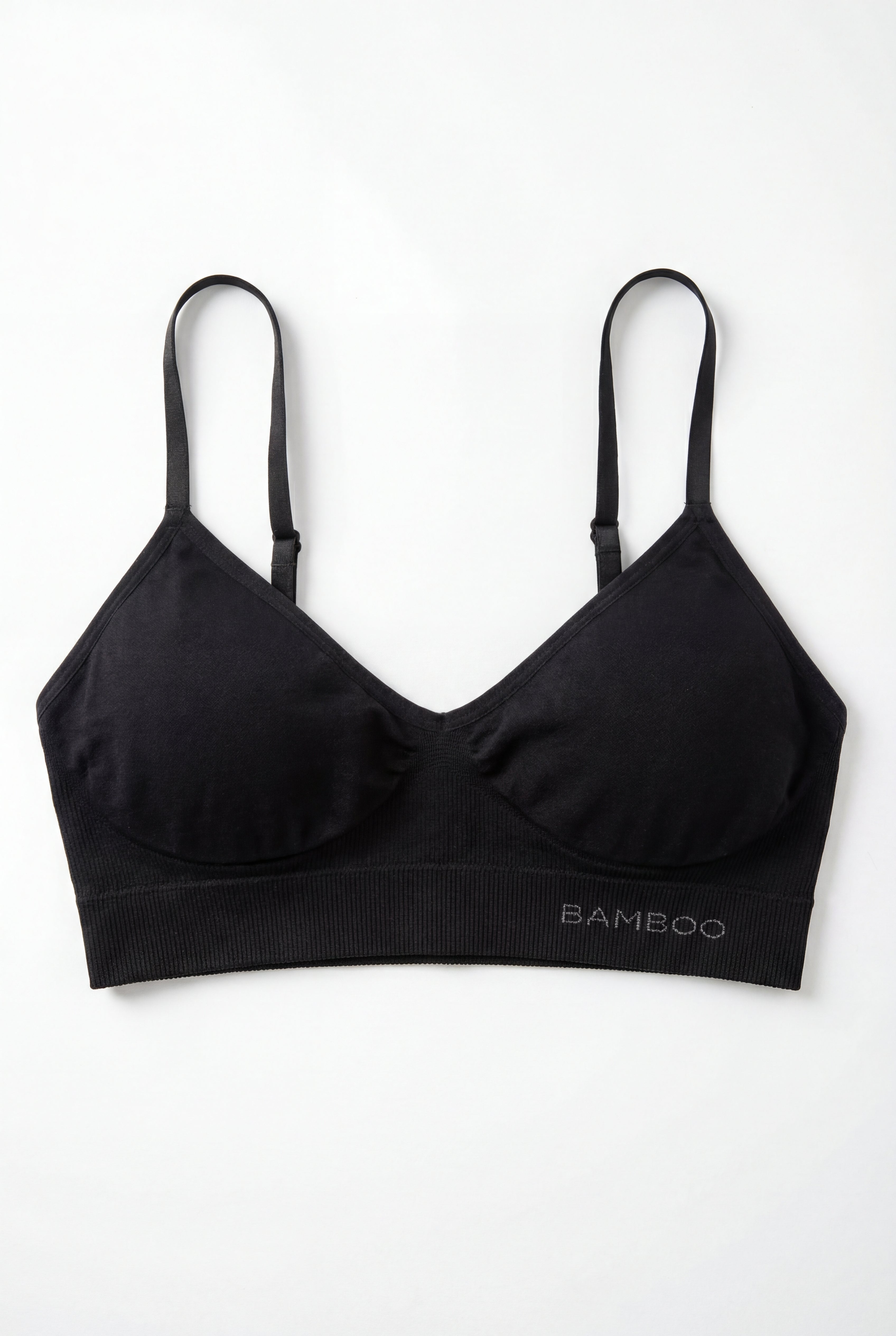 Soutien-gorge rembourré avec bretelles réglables en bambou