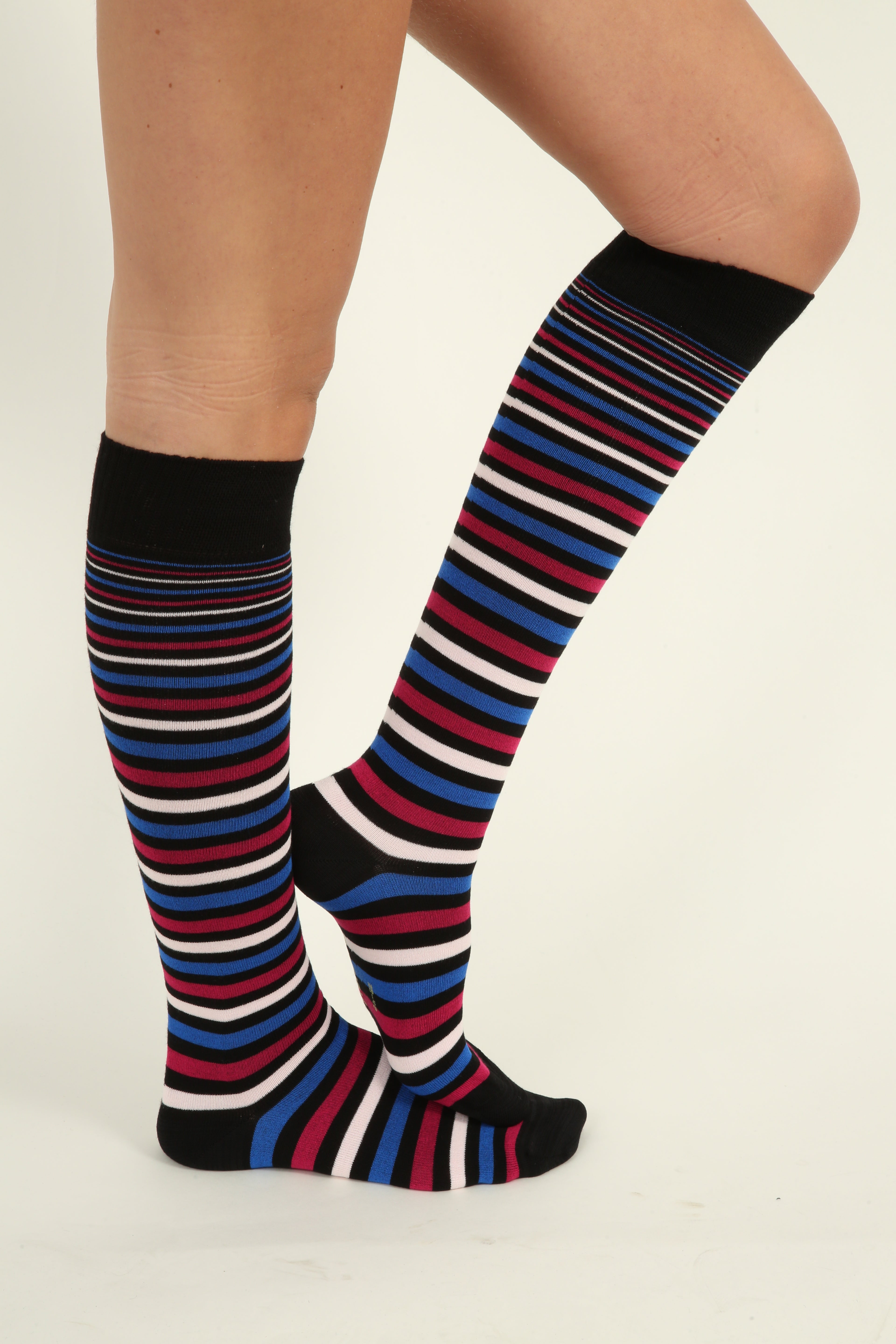 Chaussettes hautes en bambou - 3 paires