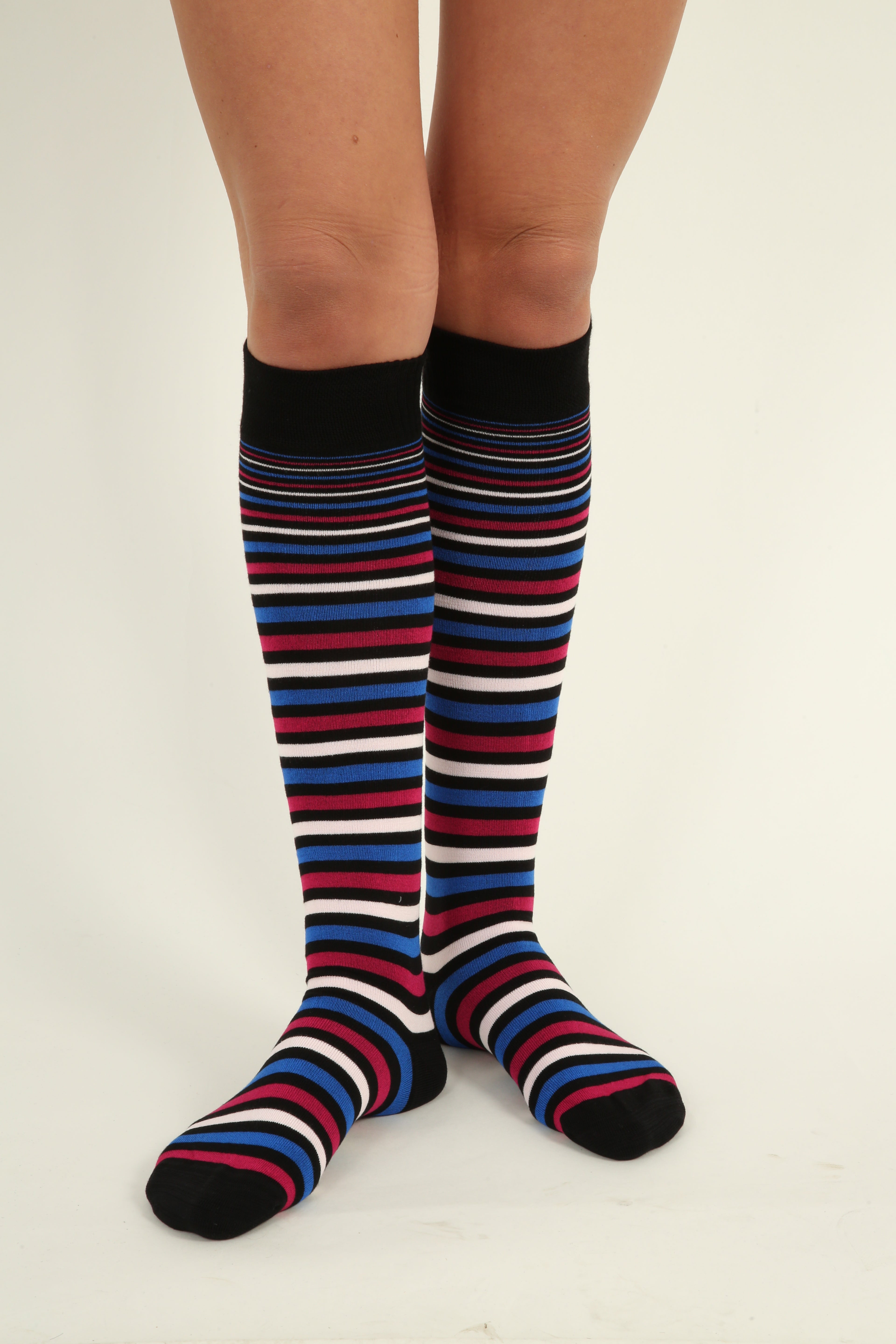 Chaussettes hautes en bambou - 3 paires