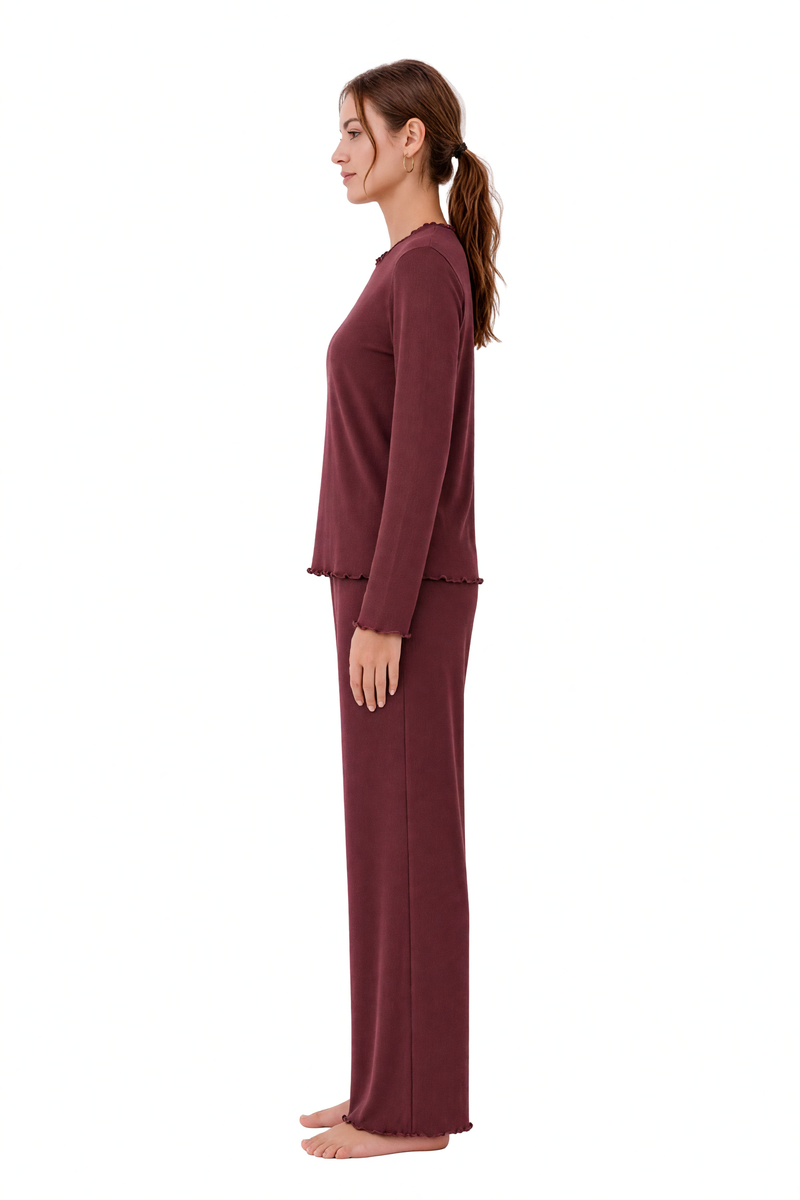 Pyjama long en bambou plus épais