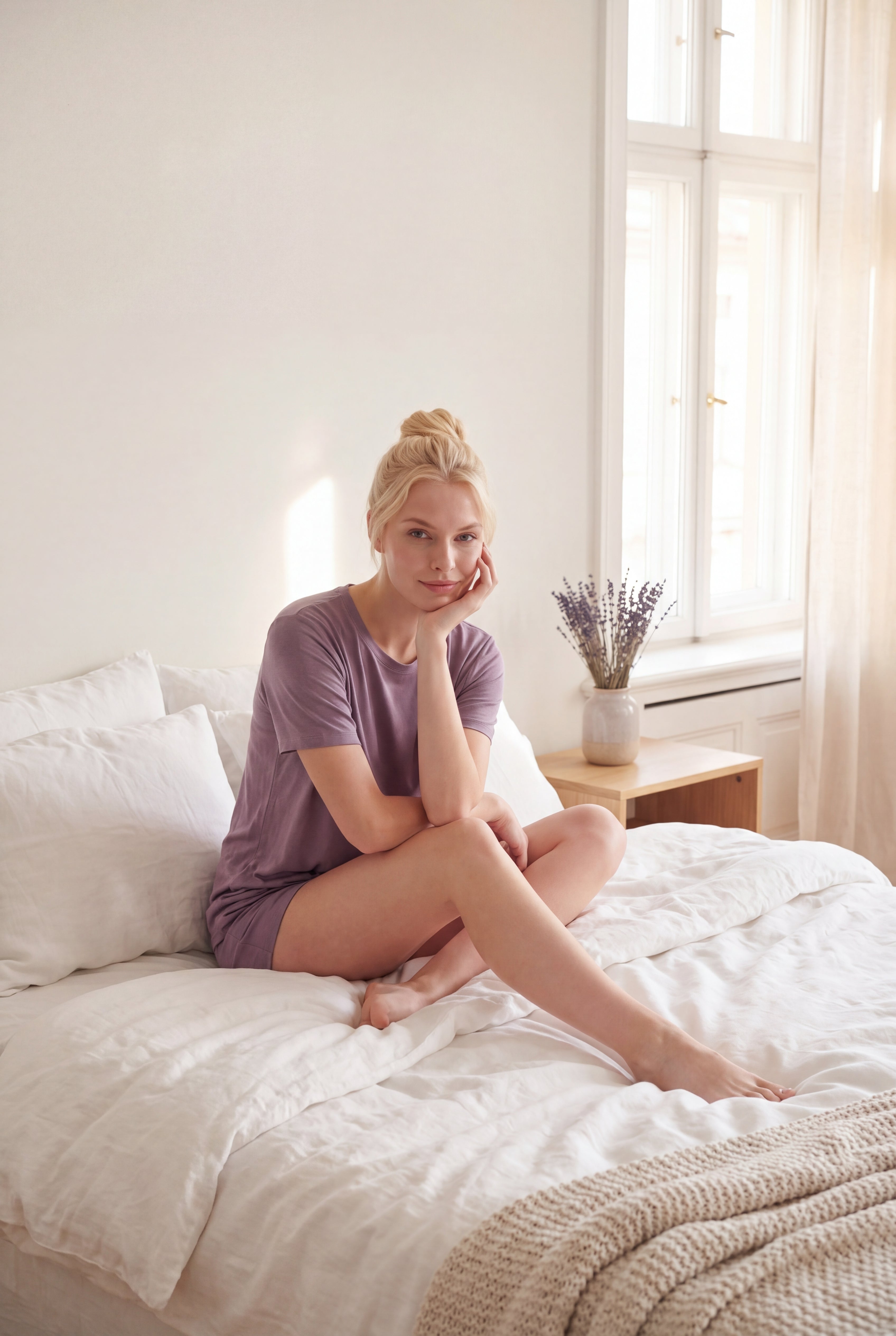 Pyjama court en bambou