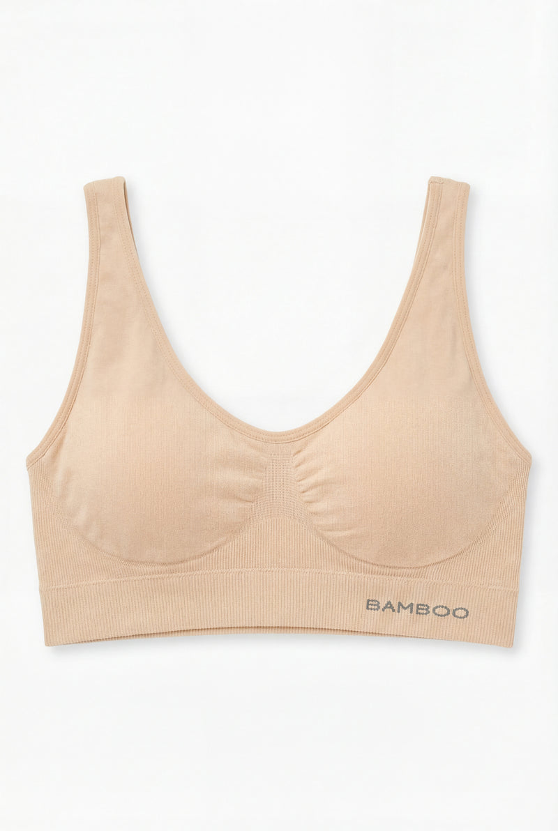 Soutien-gorge rembourré en bambou