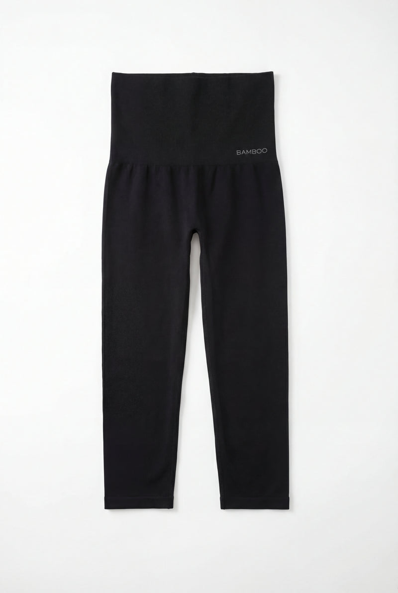 Leggings capri de bambú con cintura alta