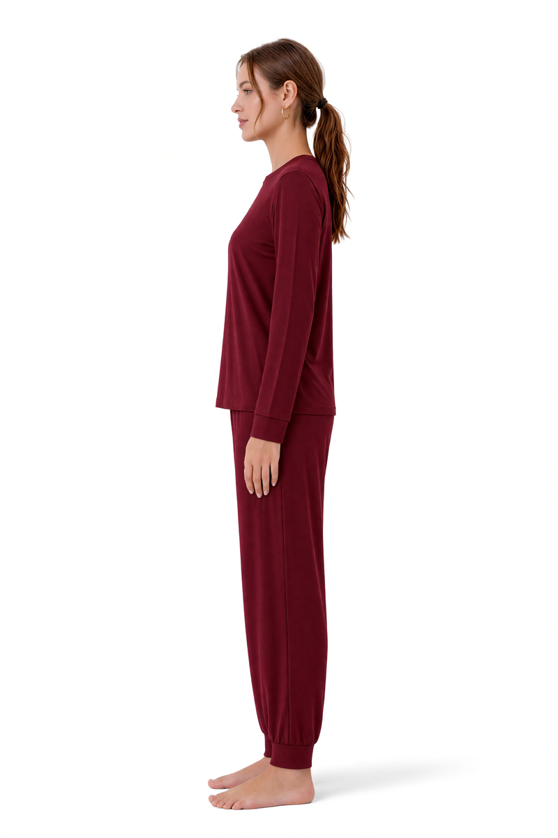 Pyjama long en bambou plus épais