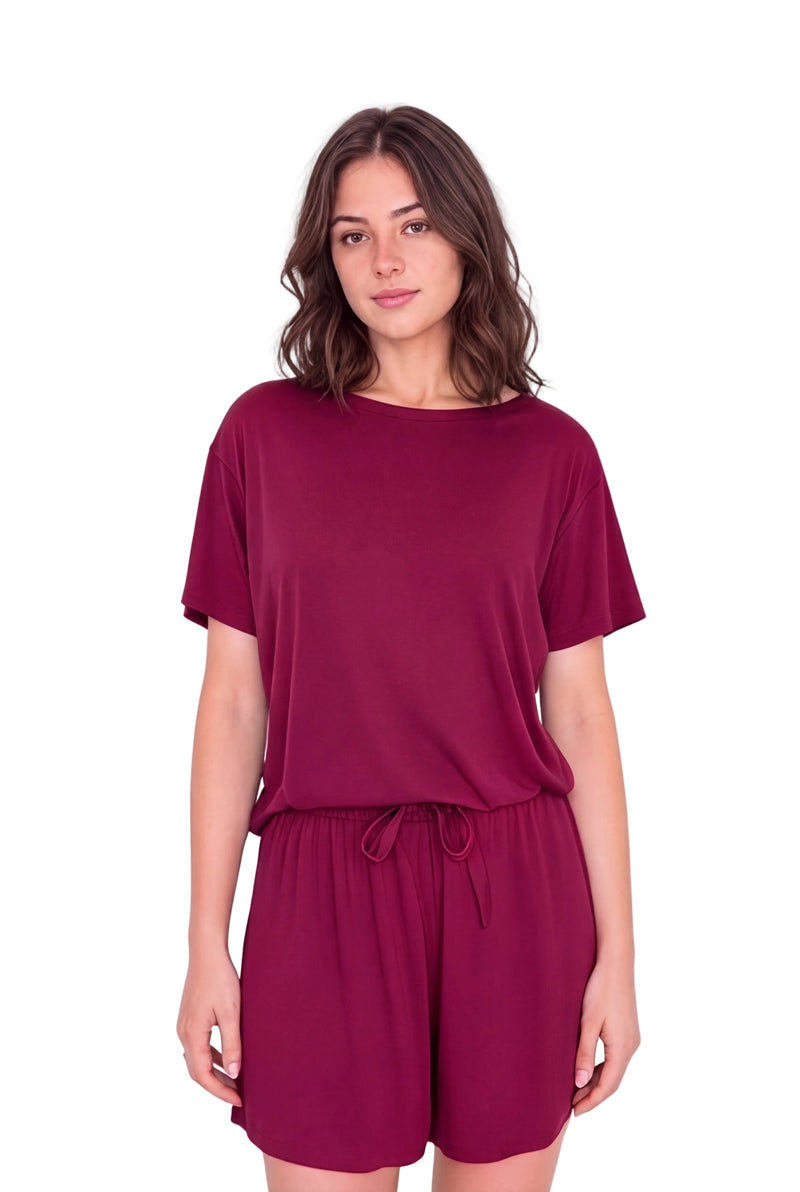 Pyjama court en bambou
