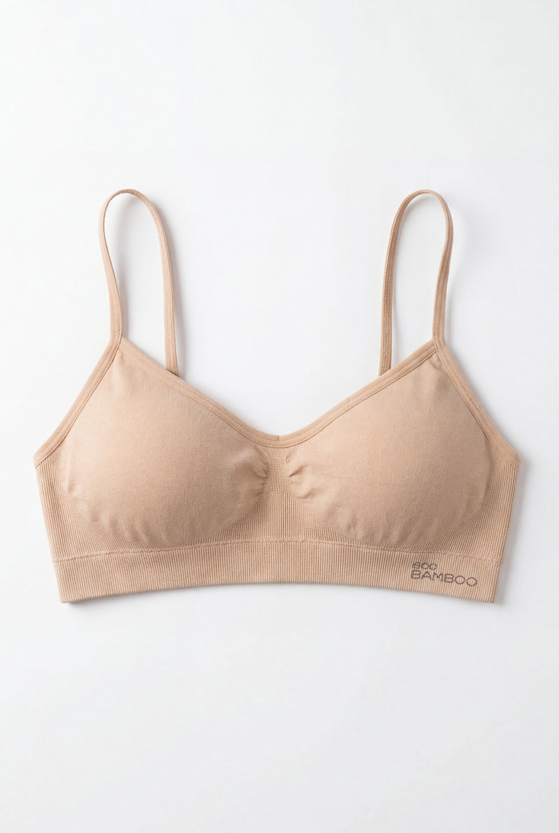 Soutien-gorge à fines bretelles en bambou