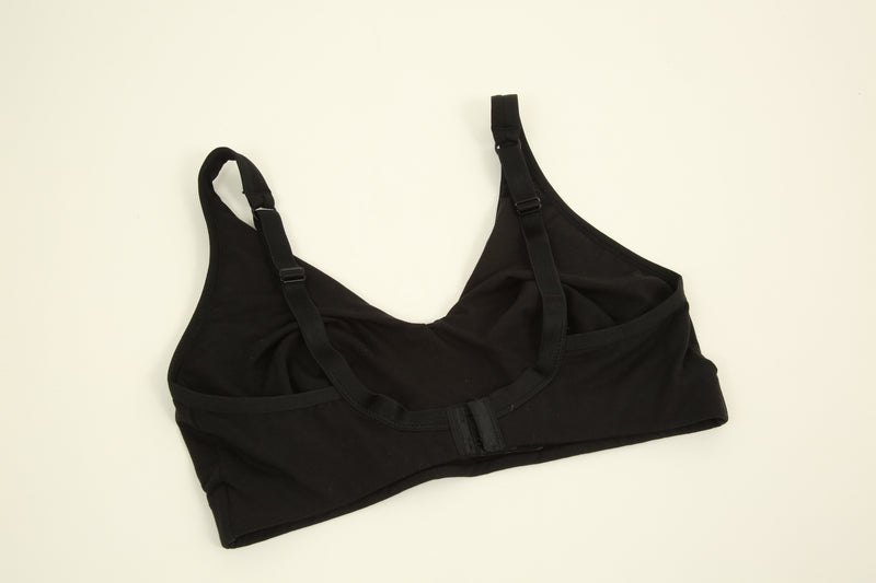 Soutien-gorge TENCEL™ à bretelles réglables - noir